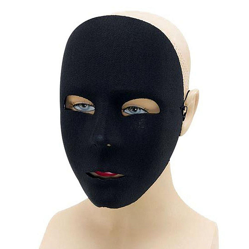 Черная маска на Хэллоуин